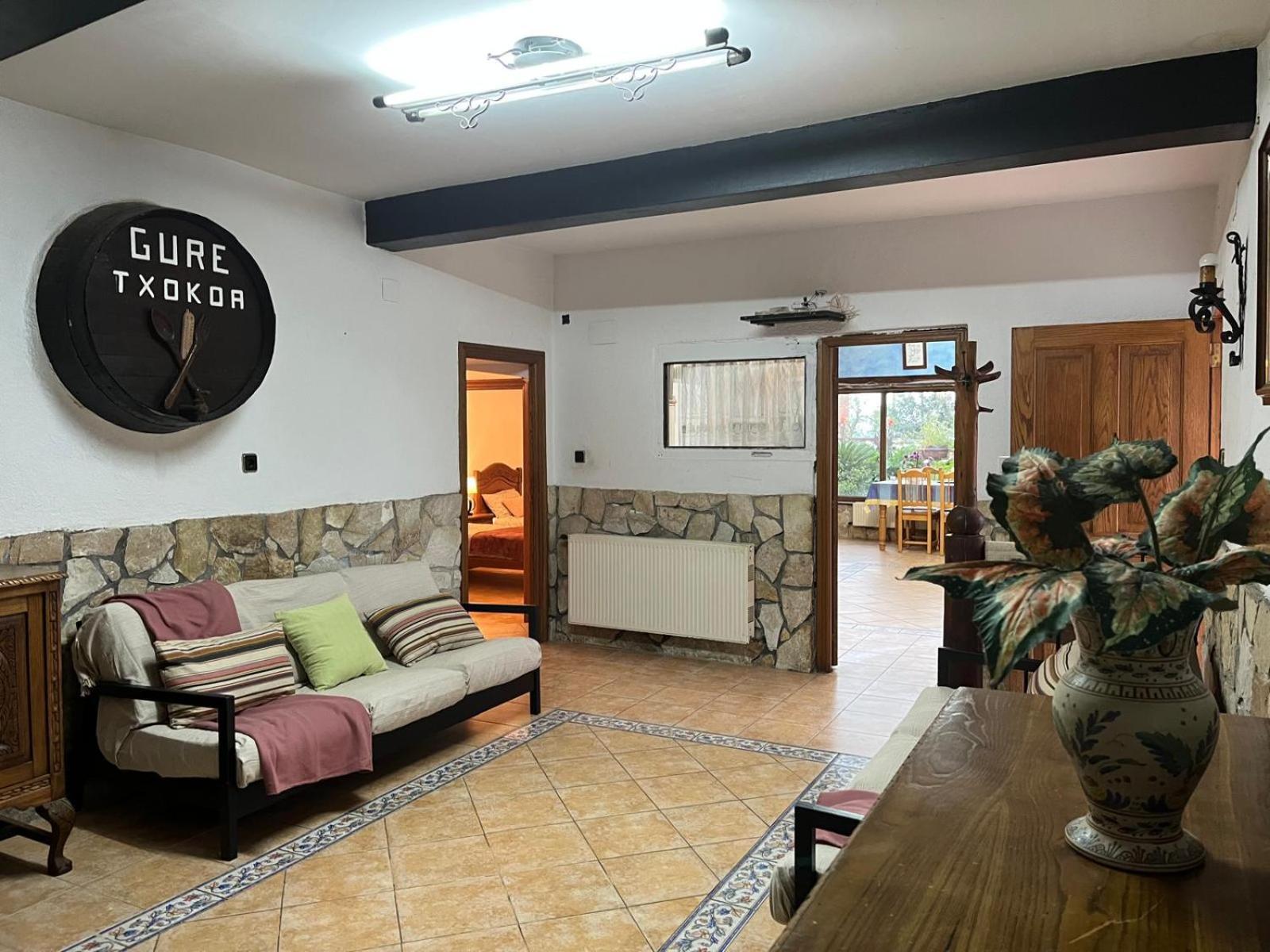 Апартаменты Bilbo Near Atico Rural Con Terraza Басаури Экстерьер фото